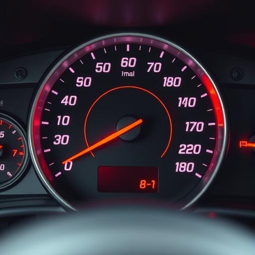 Speedometer highlighting performance tuning