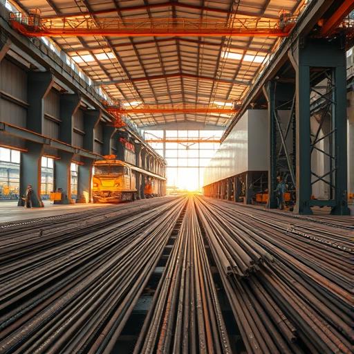 steel rebar and cement production lines