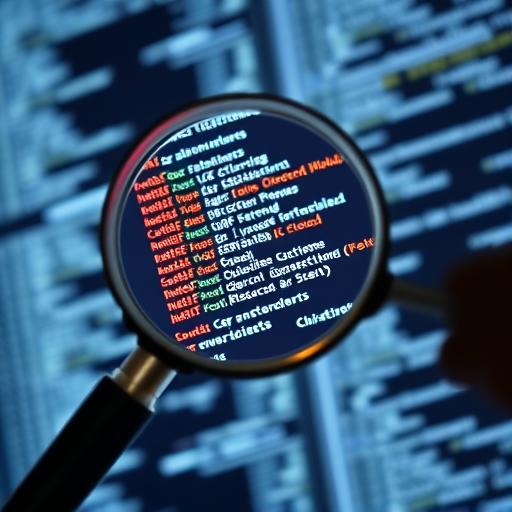 Magnifying glass inspecting class metadata