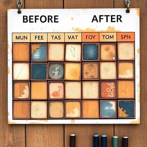 Before and after weekly calendar highlighting reclaimed time blocks