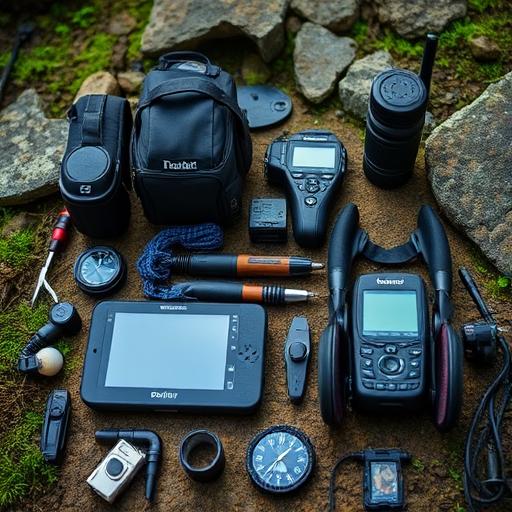 Rugged tech kit for backpackers