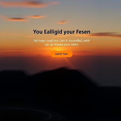 Screenshot style mockup of a simple landing page headline, benefits, CTA