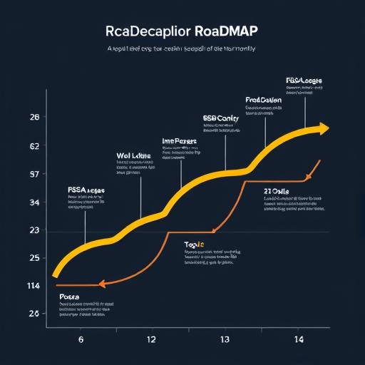roadmap graphic across 6 12 and 24 months