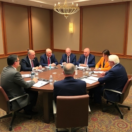 policy roundtable with government, industry, and community leaders